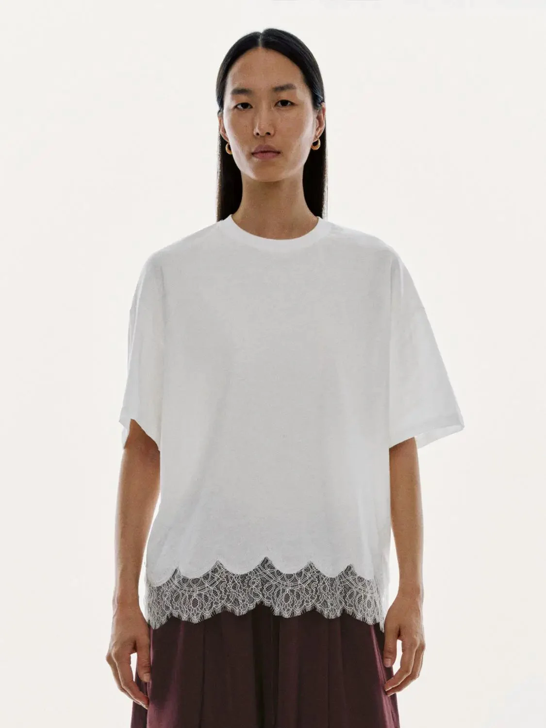532-cotton-tee-with-delicate-lace-trim-t-shirts-18.webp Cotton Tee With Delicate Lace Trim T Shirts