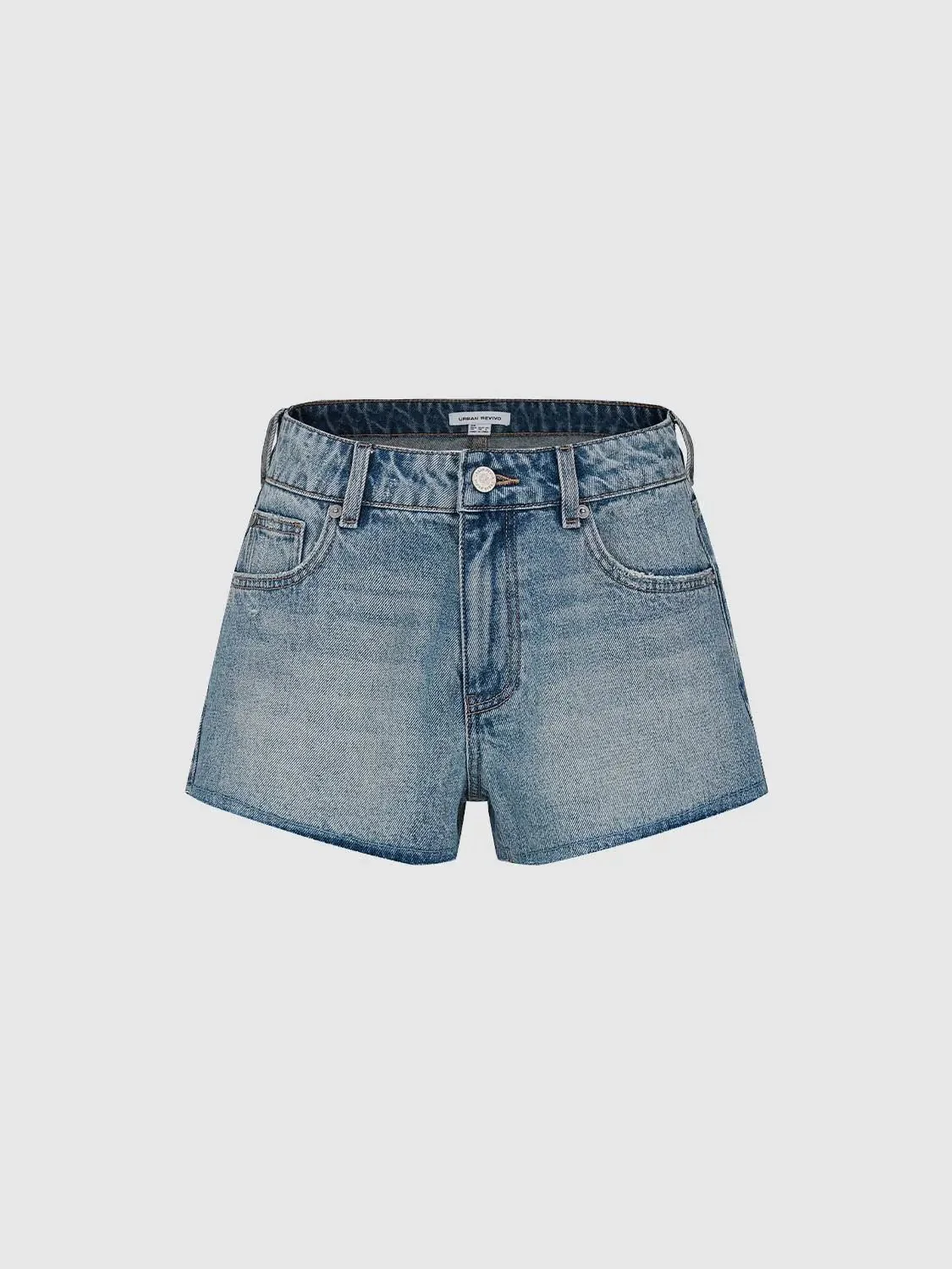 5324-denim-medium-stretch-cotton-blend-classic-fit-shorts-1.webp Denim Medium Stretch Cotton Blend Classic Fit Shorts