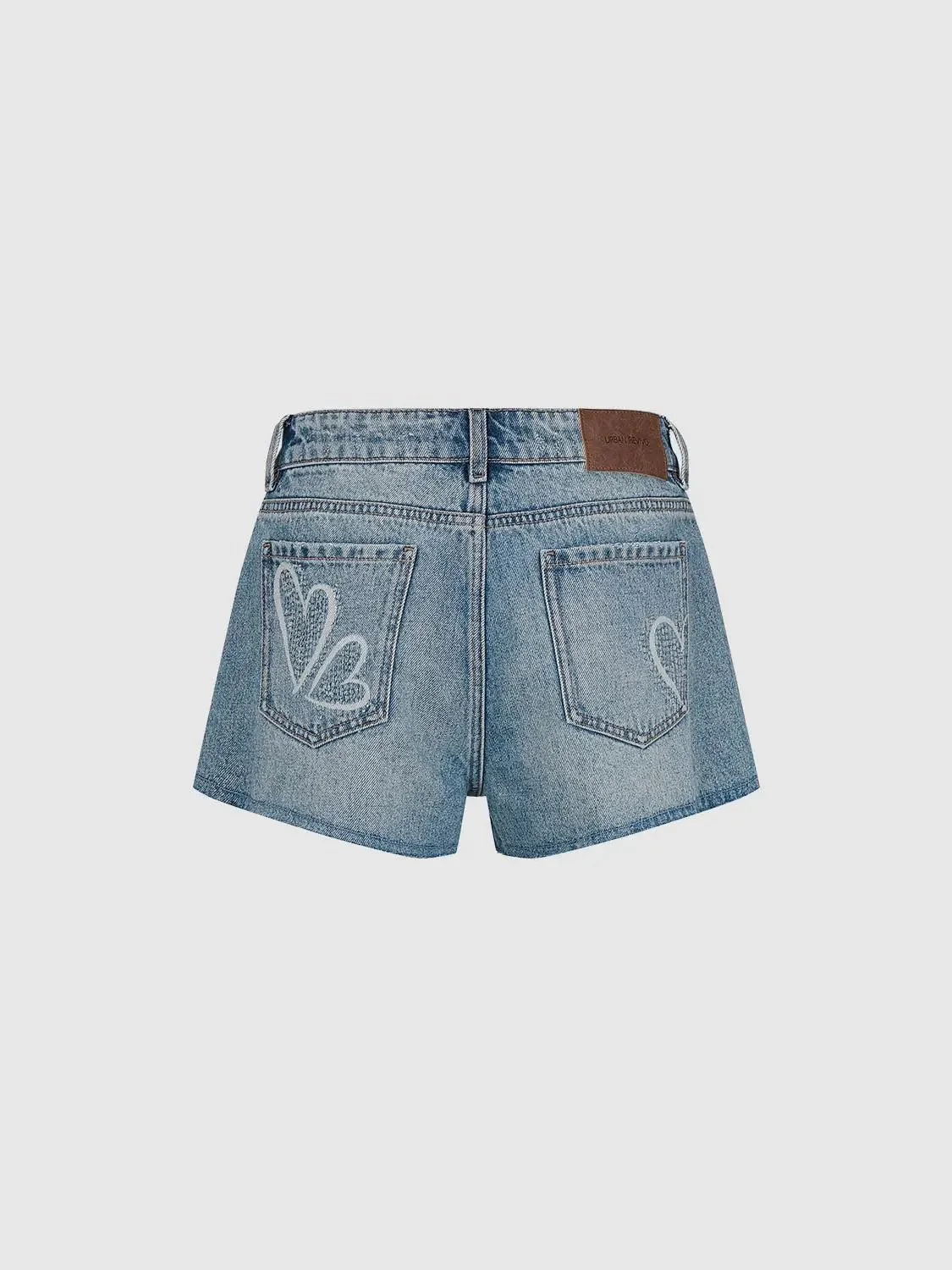 5324-denim-medium-stretch-cotton-blend-classic-fit-shorts-2.webp Denim Medium Stretch Cotton Blend Classic Fit Shorts