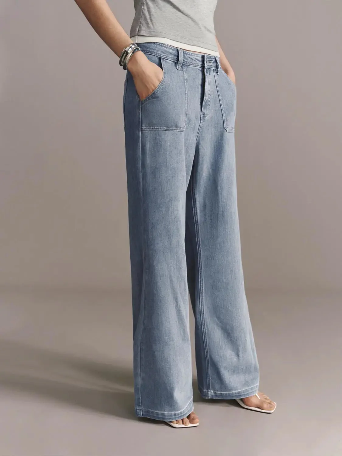 5373-wide-leg-stretch-denim-fabric-jeans-3.webp Wide Leg Stretch Denim Fabric Jeans