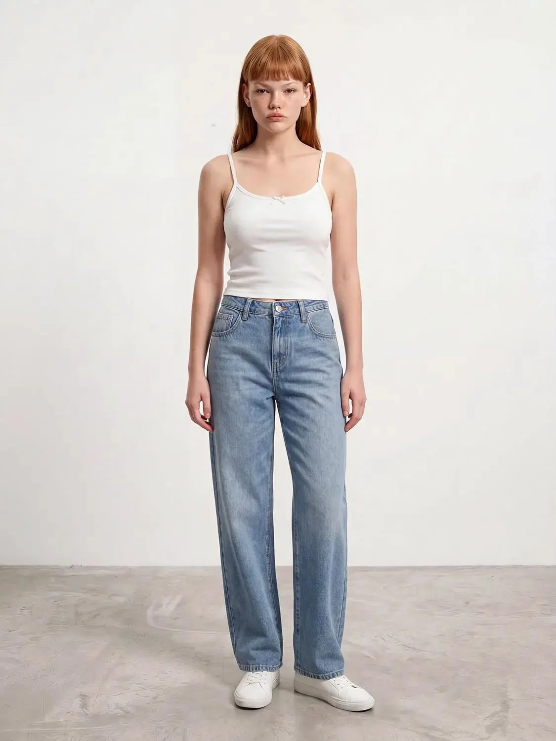5401-straight-leg-denim-jeans-with-slight-stretch-1.webp Straight Leg Denim Jeans With Slight Stretch