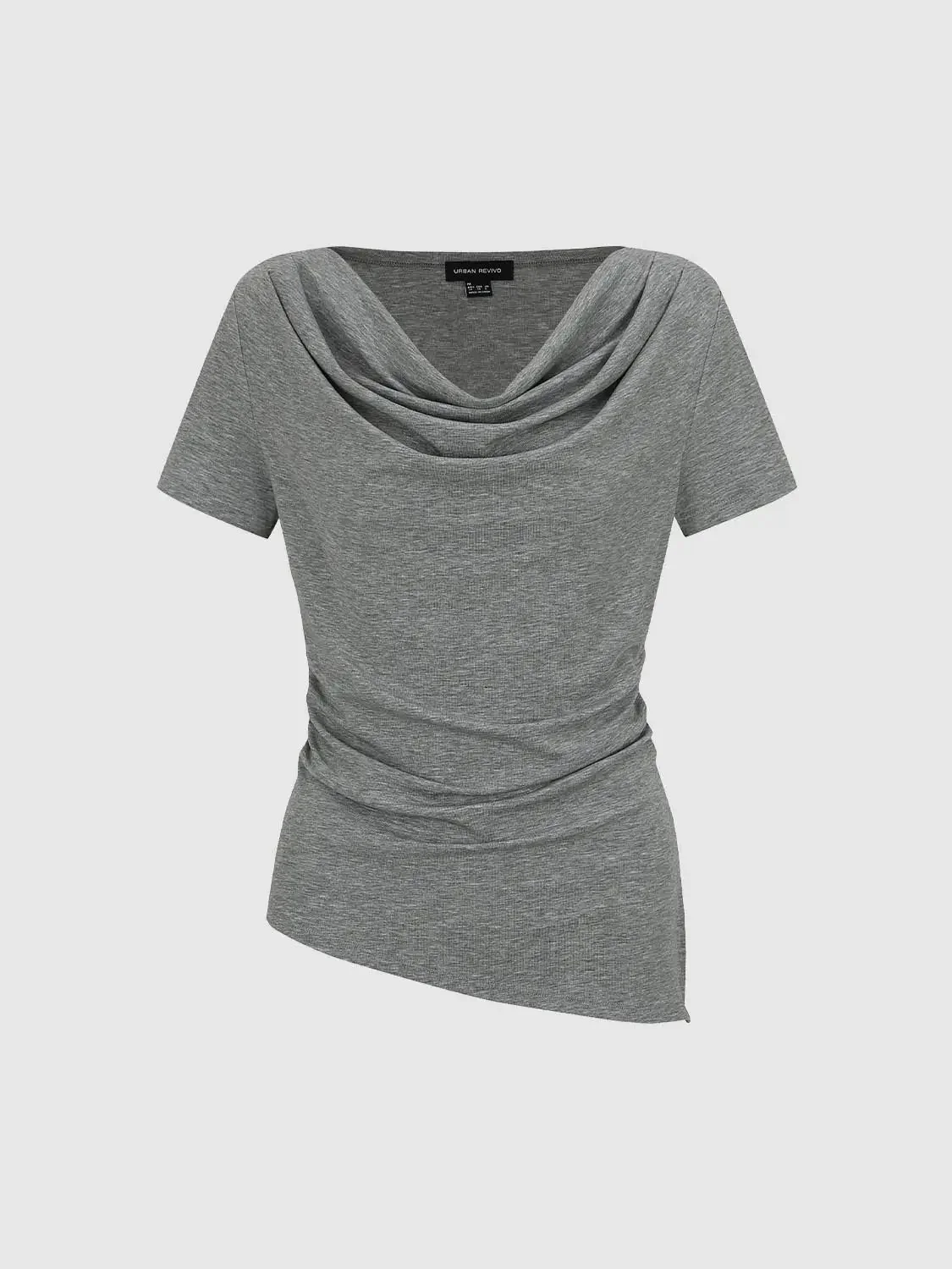 541-lyocell-draped-cowl-neck-t-shirt-1.webp Lyocell Draped Cowl Neck T Shirt