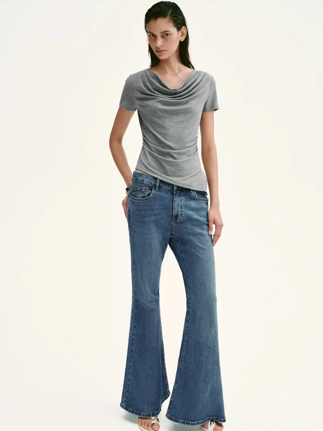 541-lyocell-draped-cowl-neck-t-shirt-5.webp Lyocell Draped Cowl Neck T Shirt