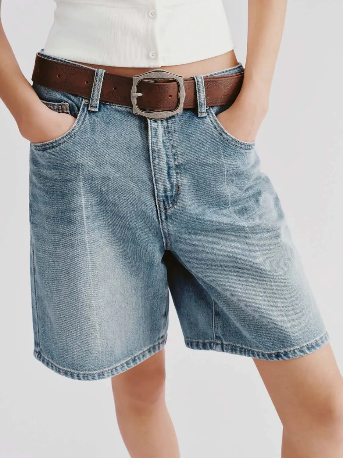5477-belted-denim-leather-belt-shorts-7.webp Belted Denim Leather Belt Shorts
