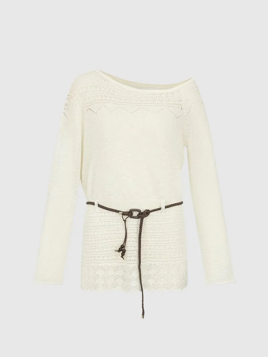 5540-crochet-belted-yoke-knitted-long-sleeve-t-shirts-4.webp Crochet Belted Yoke Knitted Long Sleeve T-Shirts