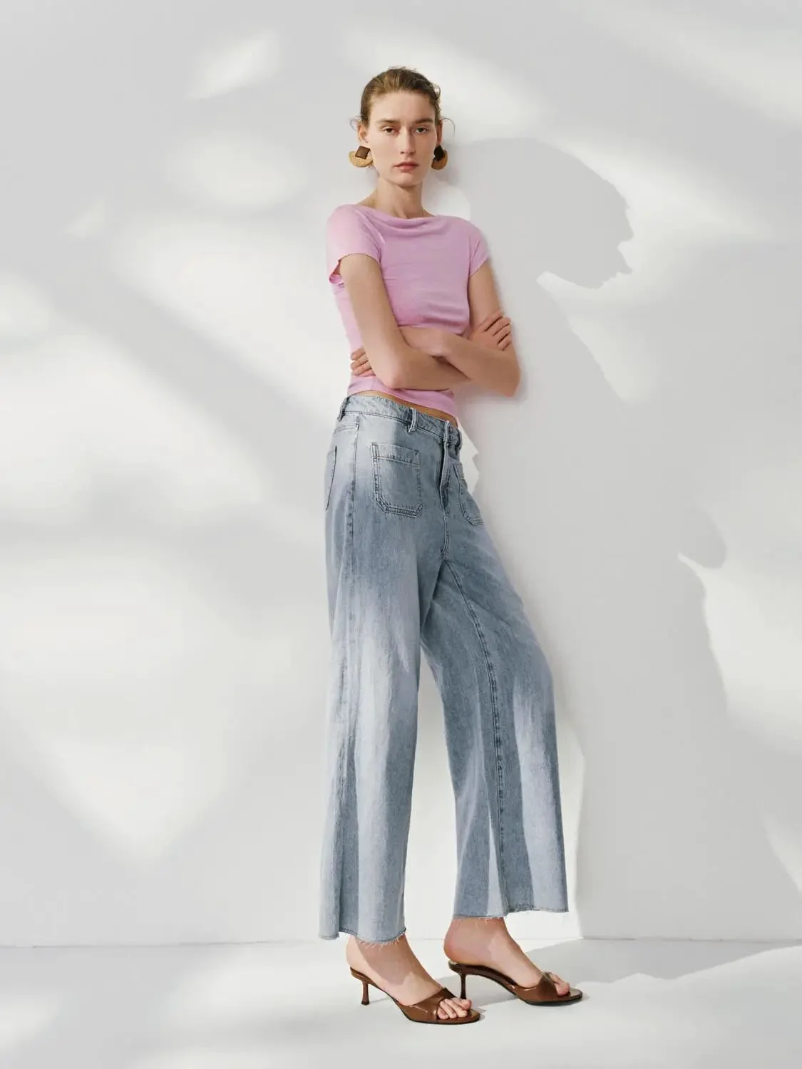 5598-lyocell-wool-blend-ruched-short-sleeve-t-shirts-26.webp Lyocell Wool Blend Ruched Short Sleeve T Shirts