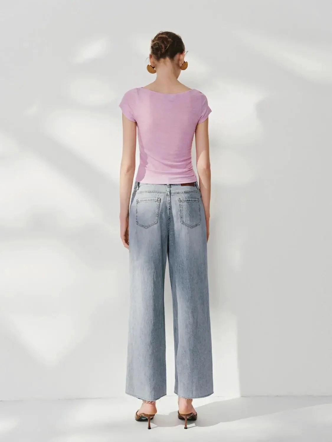 5598-lyocell-wool-blend-ruched-short-sleeve-t-shirts-27.webp Lyocell Wool Blend Ruched Short Sleeve T Shirts