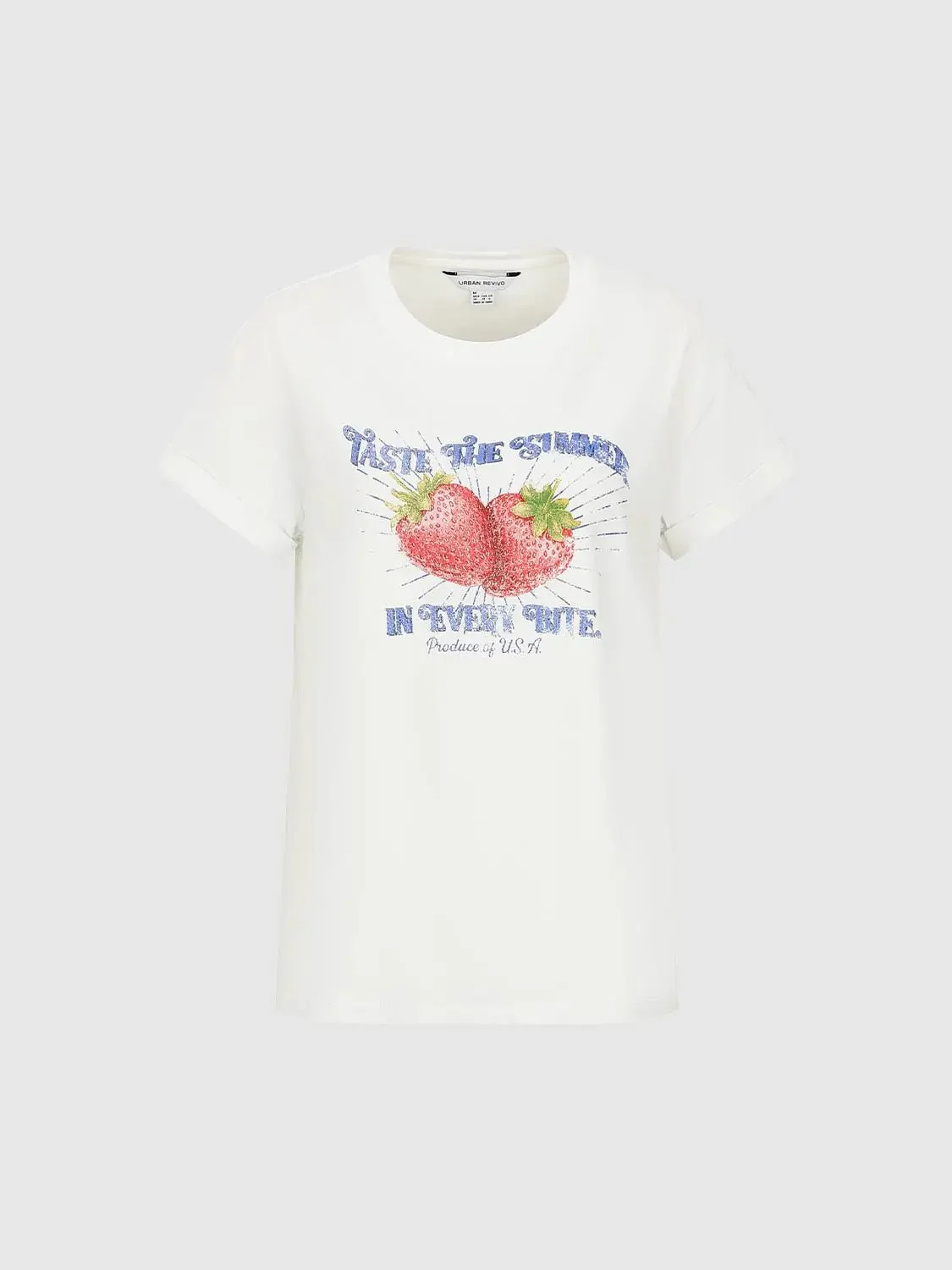 5690-strawberry-graphic-crew-neck-t-shirts-1.webp Strawberry Graphic Crew Neck T-Shirts