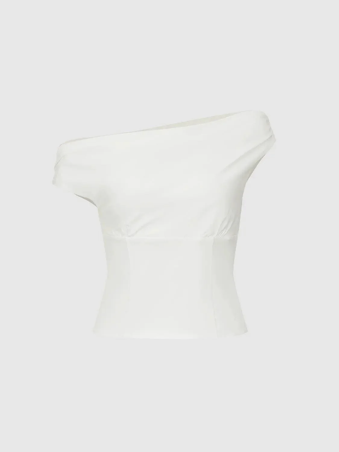 5812-cotton-elastane-draped-one-shoulder-silky-t-shirts-7.webp Cotton Elastane Draped One-Shoulder Silky T-Shirts