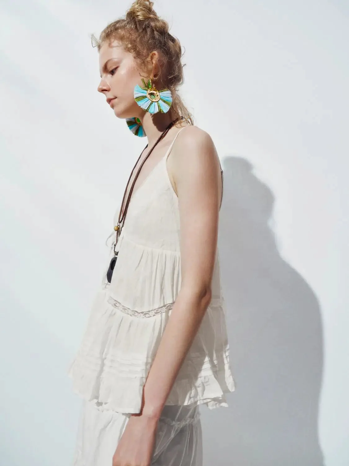 Peplum Cami Tops
