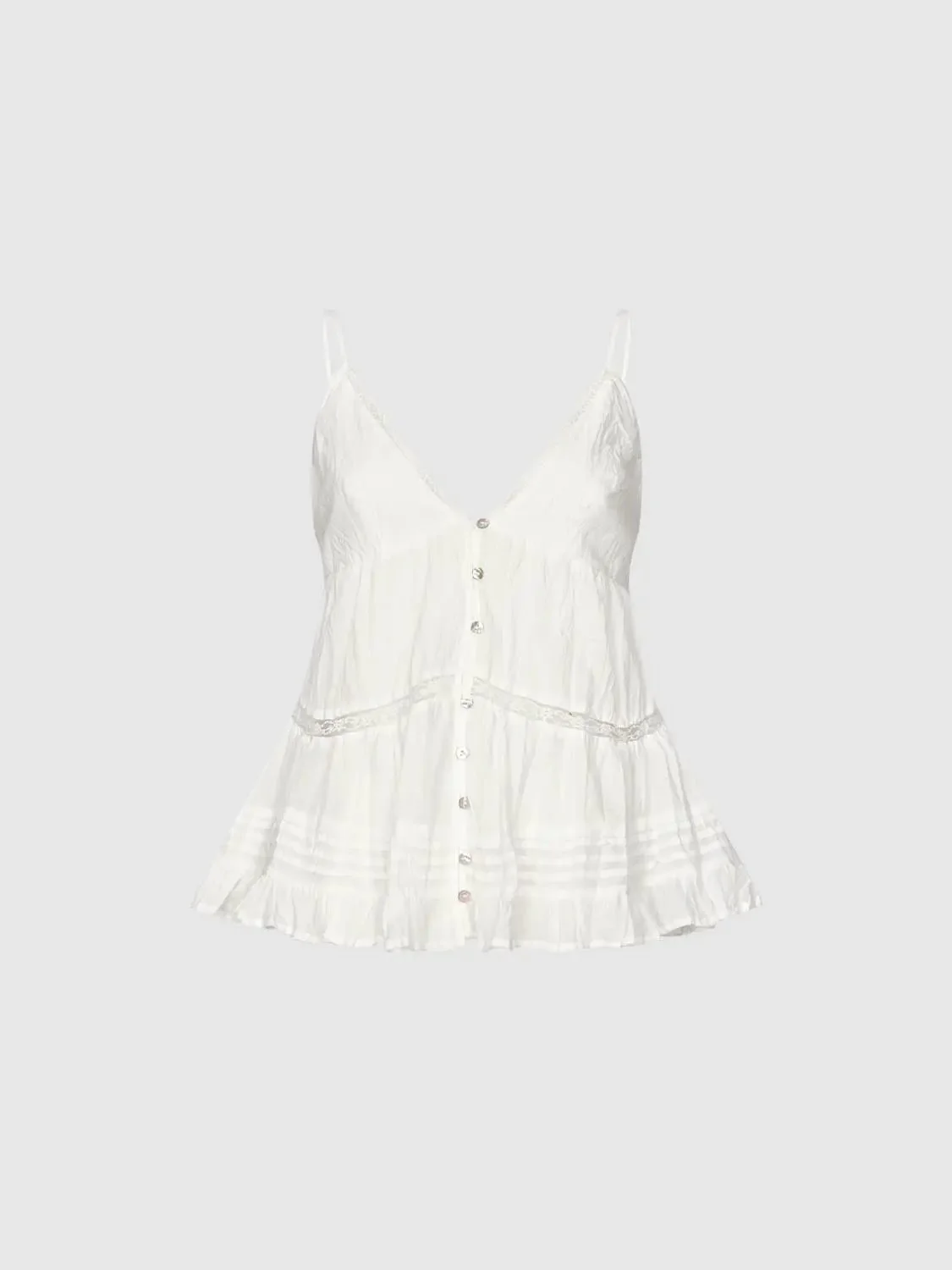 Peplum Cami Tops