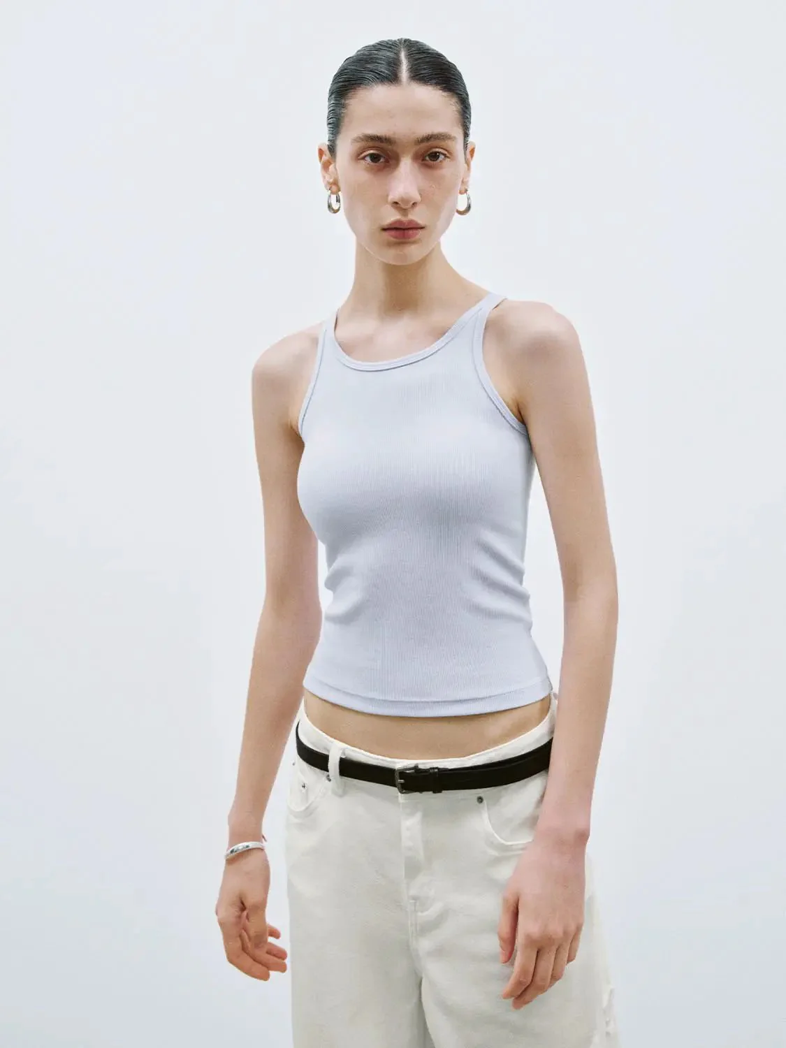 5960-viscose-cotton-blend-ribbed-slim-tank-top-1.webp Viscose Cotton Blend Ribbed Slim Tank Top