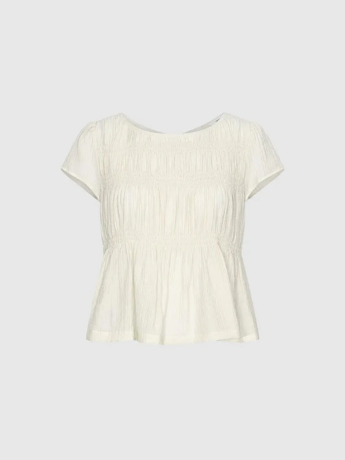 6036-ruffle-trim-smocked-short-sleeve-overhead-shirts-8.webp Ruffle Trim Smocked Short Sleeve Overhead Shirts