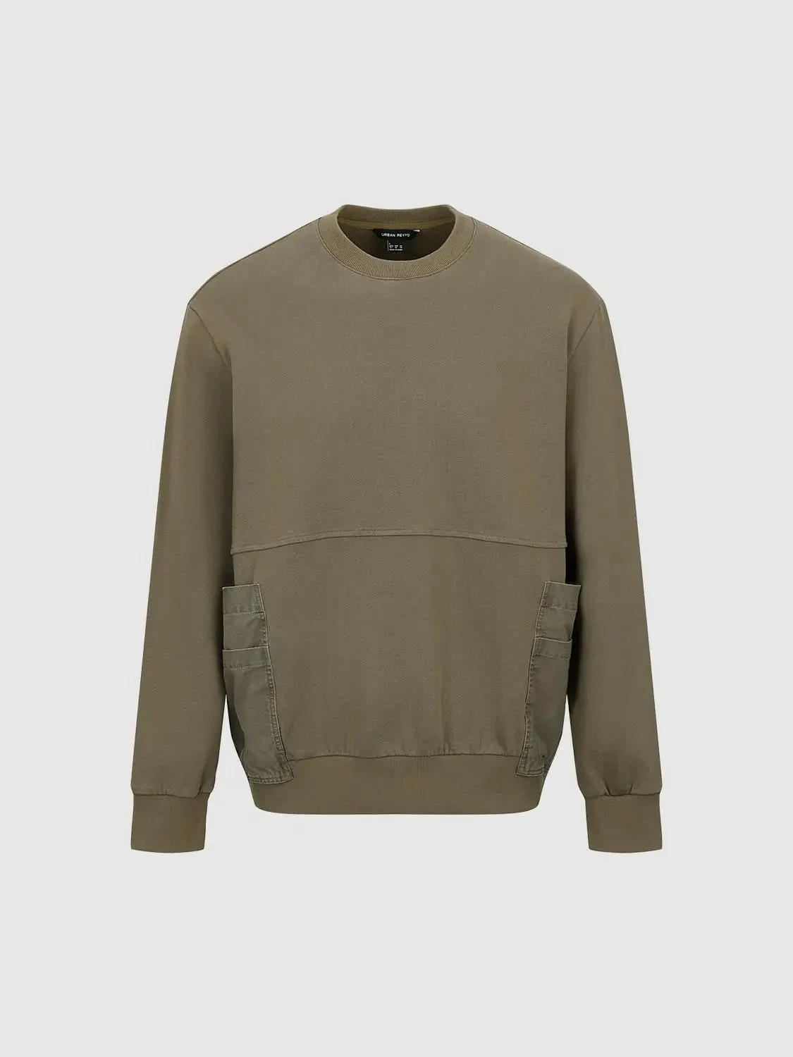 6069-classic-cotton-patch-pocket-seamed-sweatshirt-7.webp Classic Cotton Patch Pocket Seamed Sweatshirt