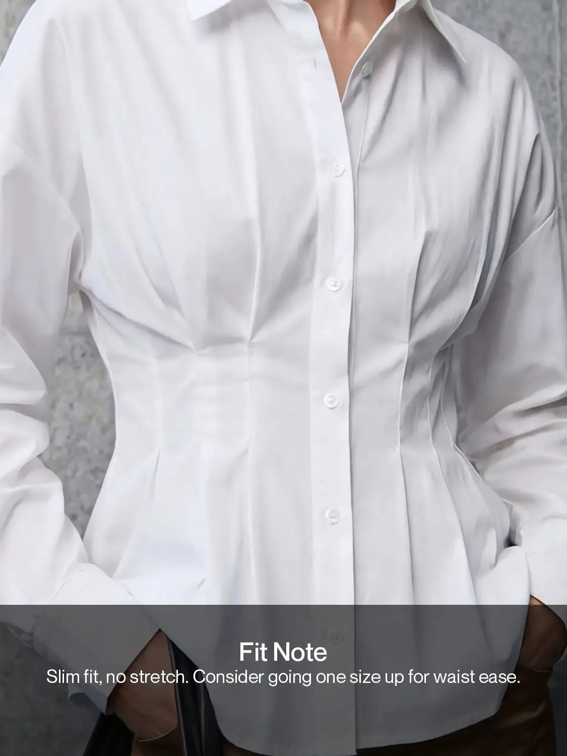 619-pleated-nipped-waist-cotton-shirt-3.webp Pleated Nipped Waist Cotton Shirt