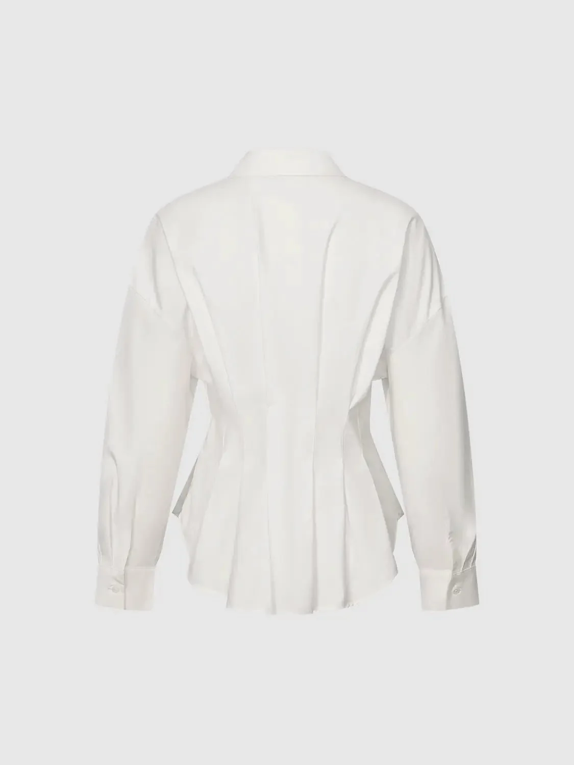 619-pleated-nipped-waist-cotton-shirt-6.webp Pleated Nipped Waist Cotton Shirt
