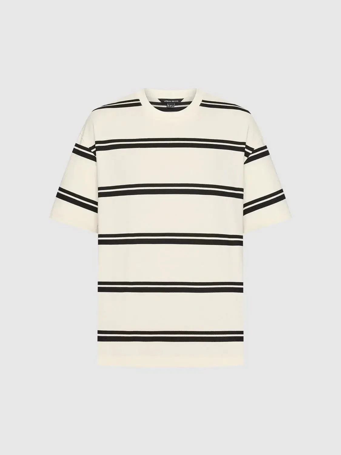 6279-cotton-blend-striped-crew-neck-t-shirt-7.webp Cotton Blend Striped Crew Neck T Shirt