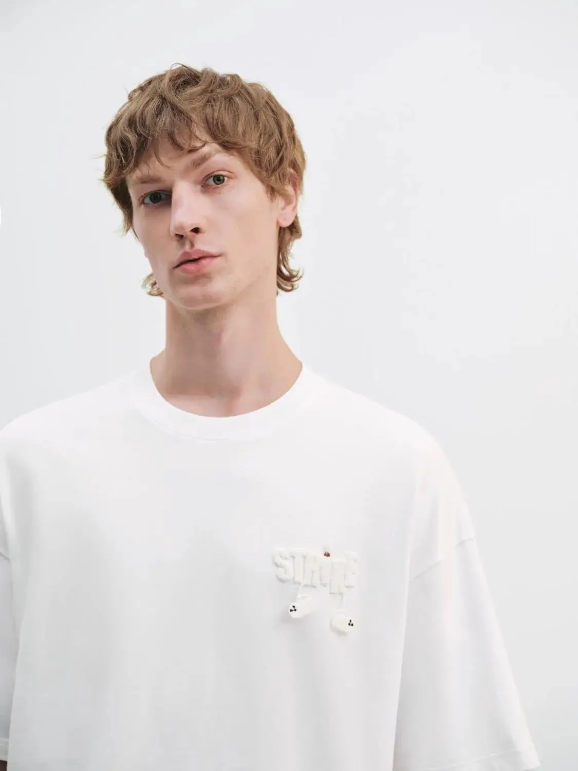 Cotton Patch Embroidered Short Sleeve T Shirts