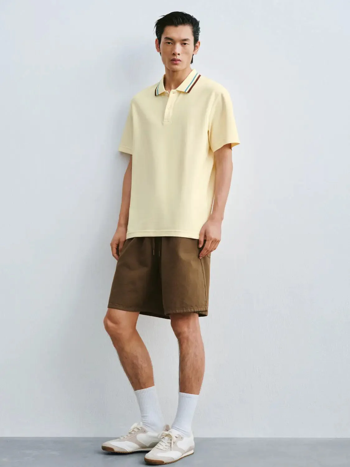 6306-cotton-polyester-blend-with-striped-collar-design-polo-5.webp Cotton Polyester Blend With Striped Collar Design Polo