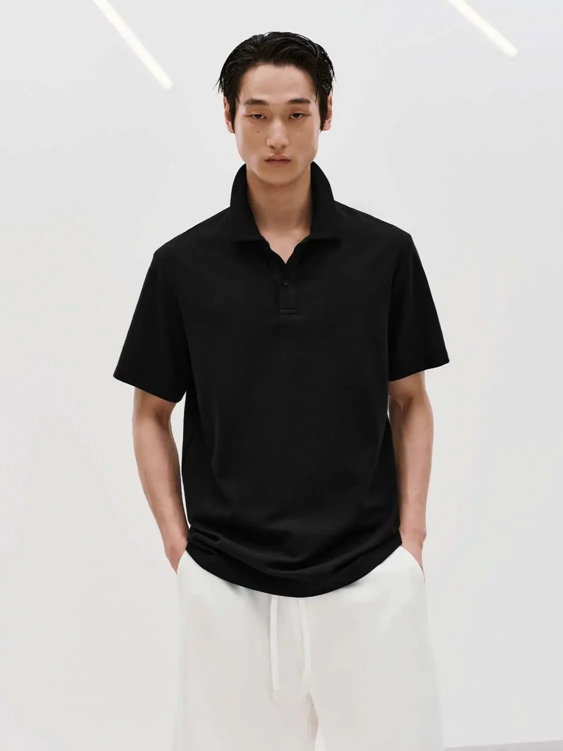 6343-black-short-sleeve-polo-shirt-1.webp Black Short Sleeve Polo Shirt