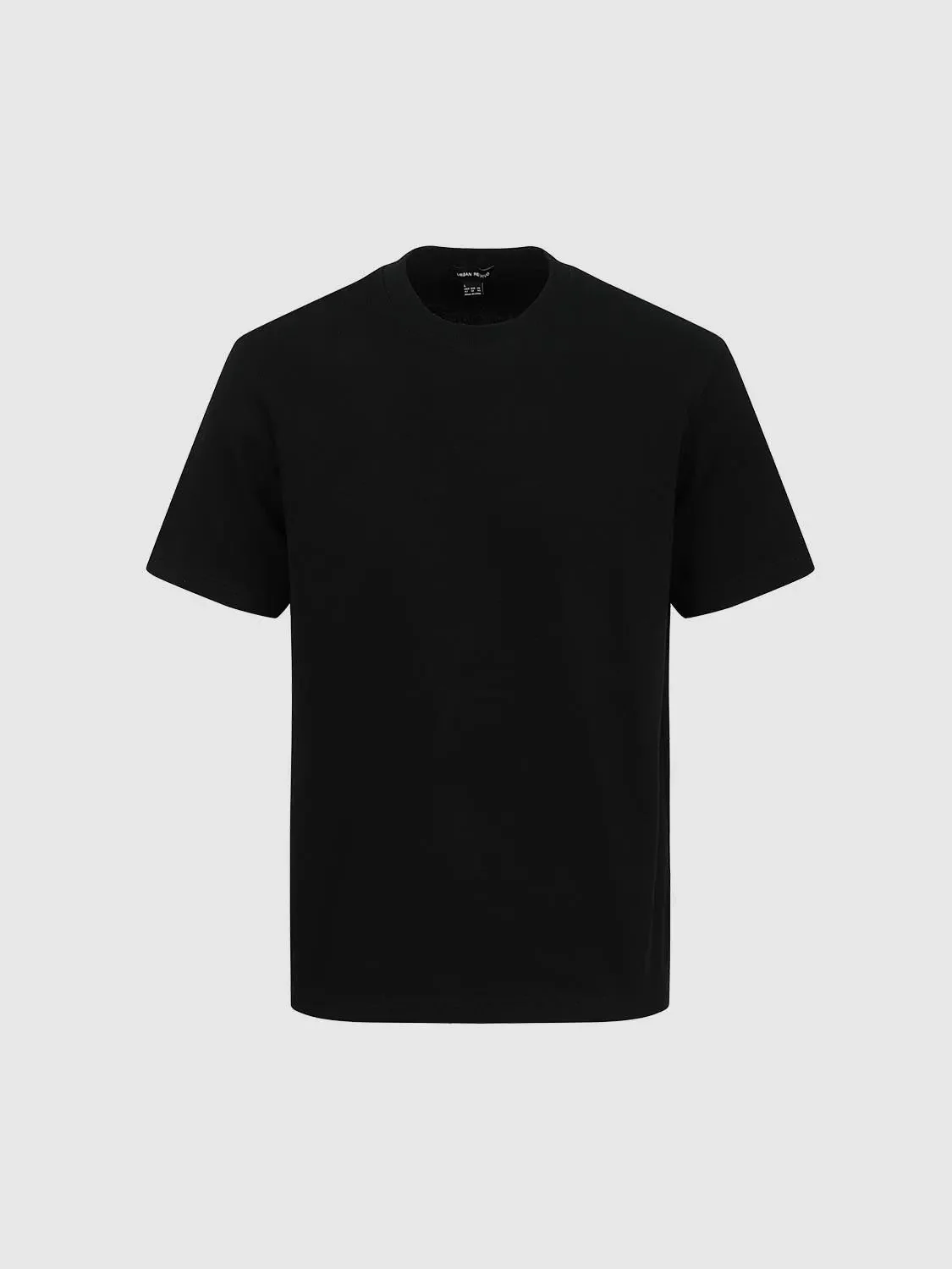 Cotton Blend Crew Neck Short Sleeve T Shirt