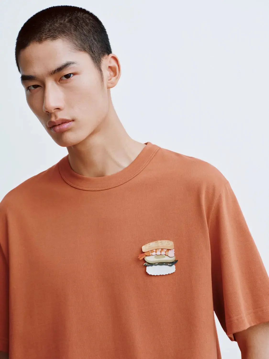 6419-everyday-durable-cotton-burger-patch-t-shirt-3.webp Everyday Durable Cotton Burger Patch T Shirt