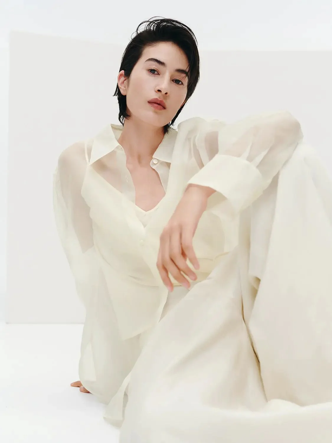 644-white-s-white-s-variation-1.webp Ivory Silk Sheer Draped Loose Fit Shirts
