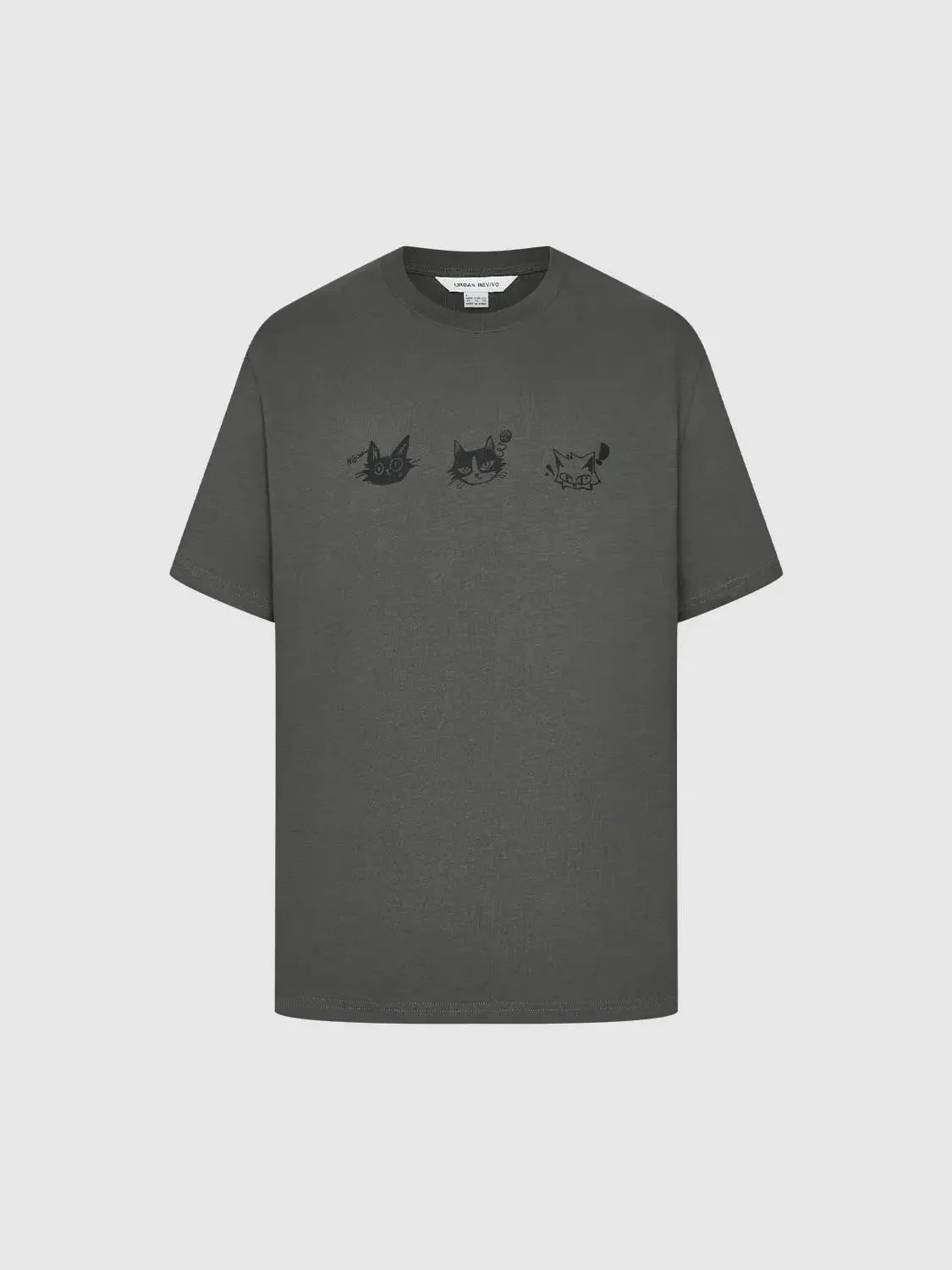 6467-cotton-cat-face-print-summer-t-shirt-15.webp Cotton Cat Face Print Summer T Shirt