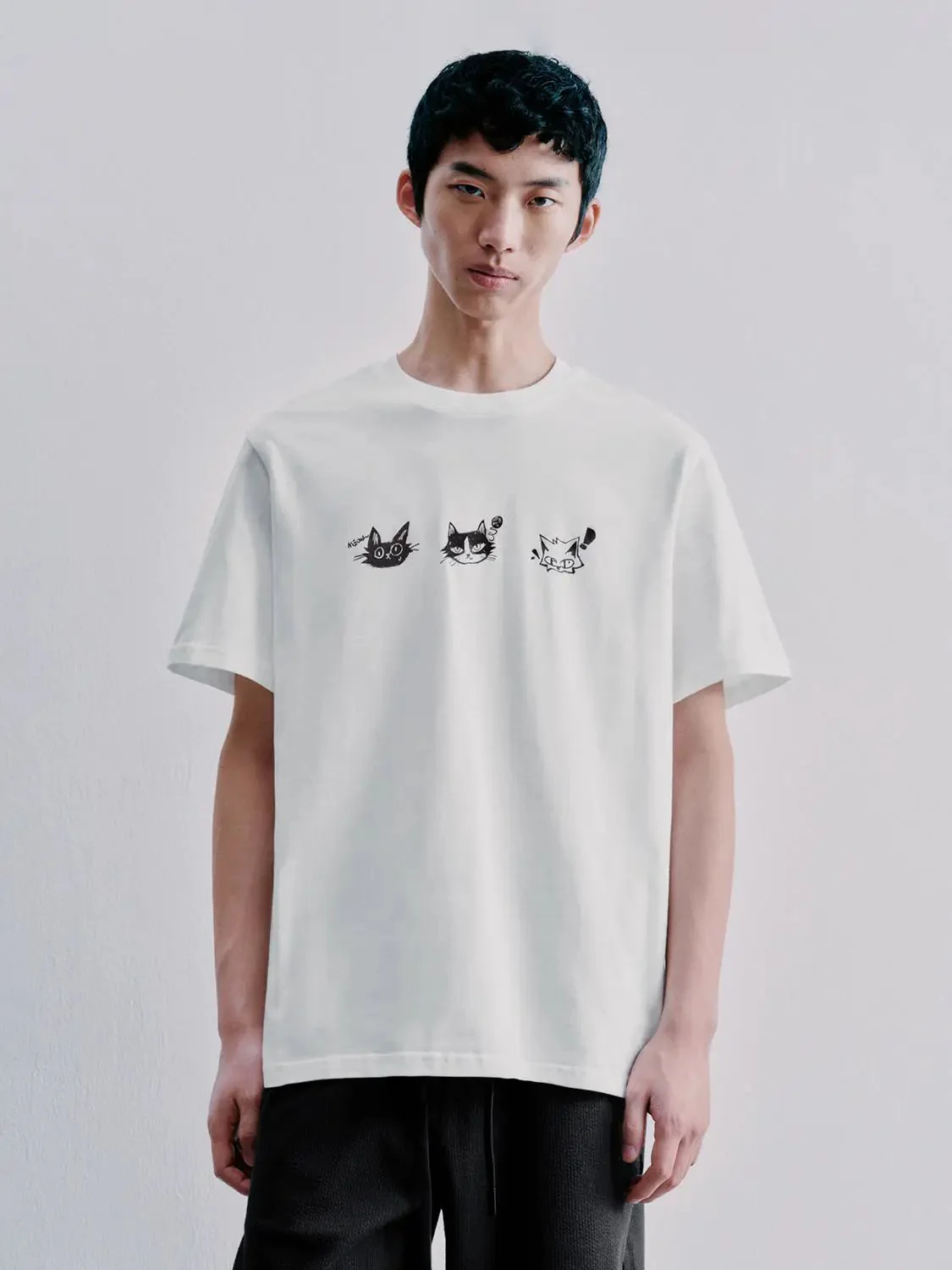 6467-cotton-cat-face-print-summer-t-shirt-17.webp Cotton Cat Face Print Summer T Shirt