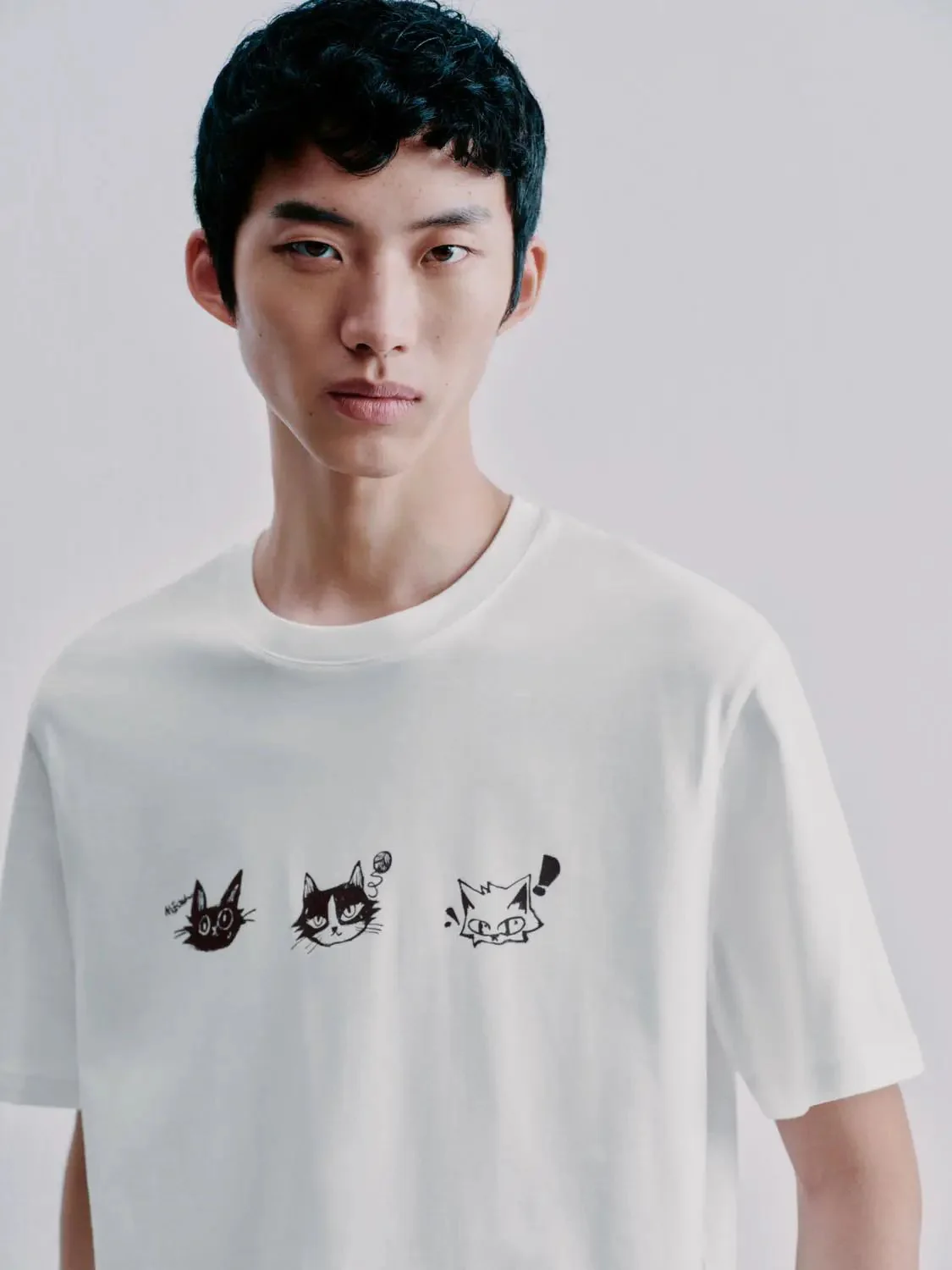 6467-cotton-cat-face-print-summer-t-shirt-19.webp Cotton Cat Face Print Summer T Shirt