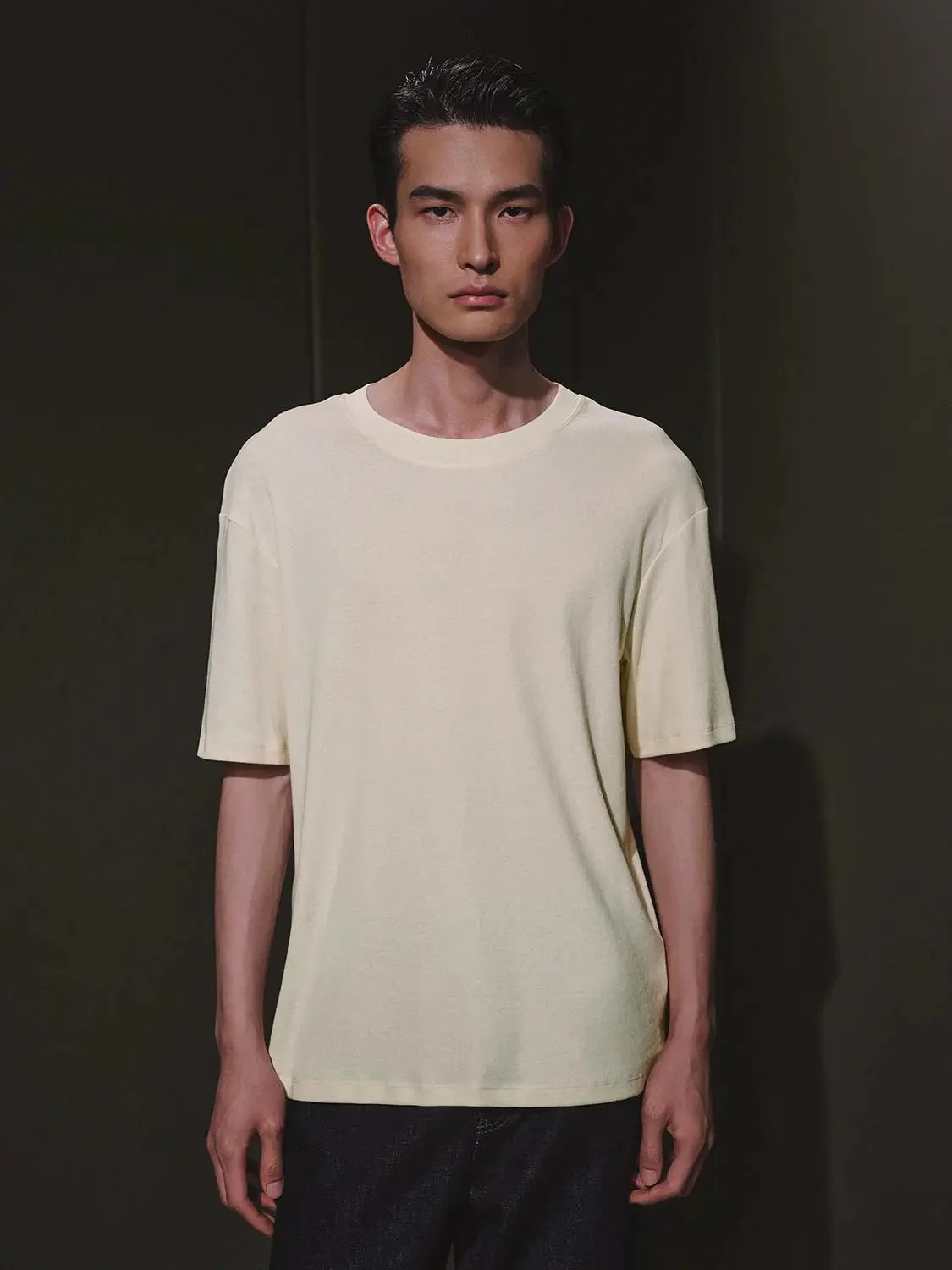 6495-cotton-linen-blend-everyday-wear-medium-stretch-t-shirts-1.webp Cotton Linen Blend Everyday Wear Medium Stretch T-Shirts