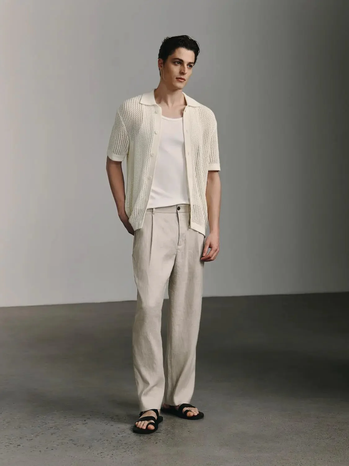 6508-linen-breathable-natural-linen-relaxed-fit-non-stretch-wide-leg-pants-2.webp Linen Breathable Natural Linen Relaxed Fit Non Stretch Wide Leg Pants