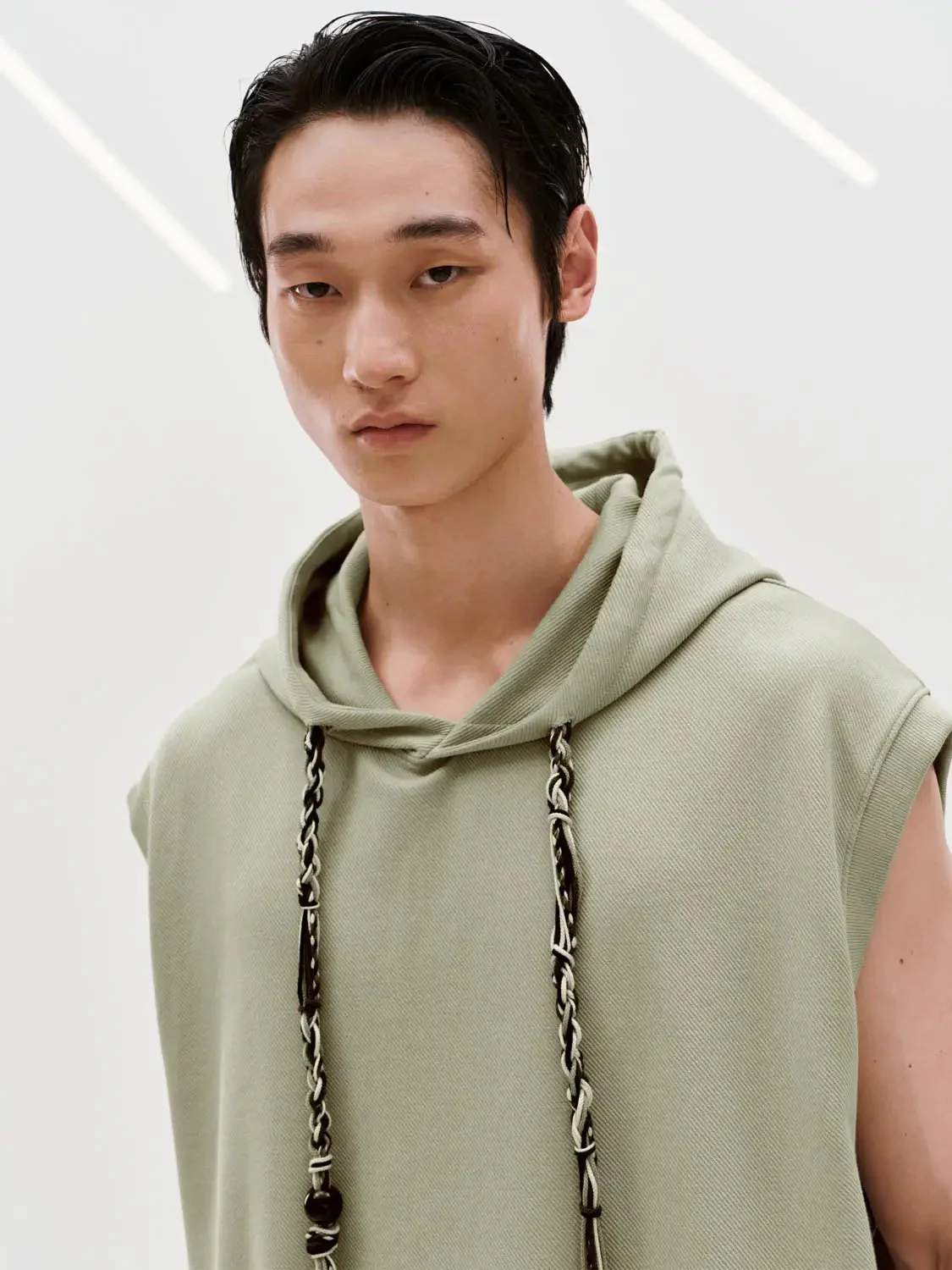 6514-medium-stretch-cotton-blend-sleeveless-hoodie-tank-tops-3.webp Medium Stretch Cotton Blend Sleeveless Hoodie Tank Tops