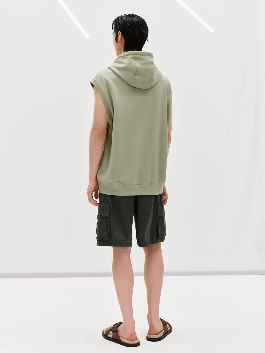 6514-medium-stretch-cotton-blend-sleeveless-hoodie-tank-tops-6.webp Medium Stretch Cotton Blend Sleeveless Hoodie Tank Tops