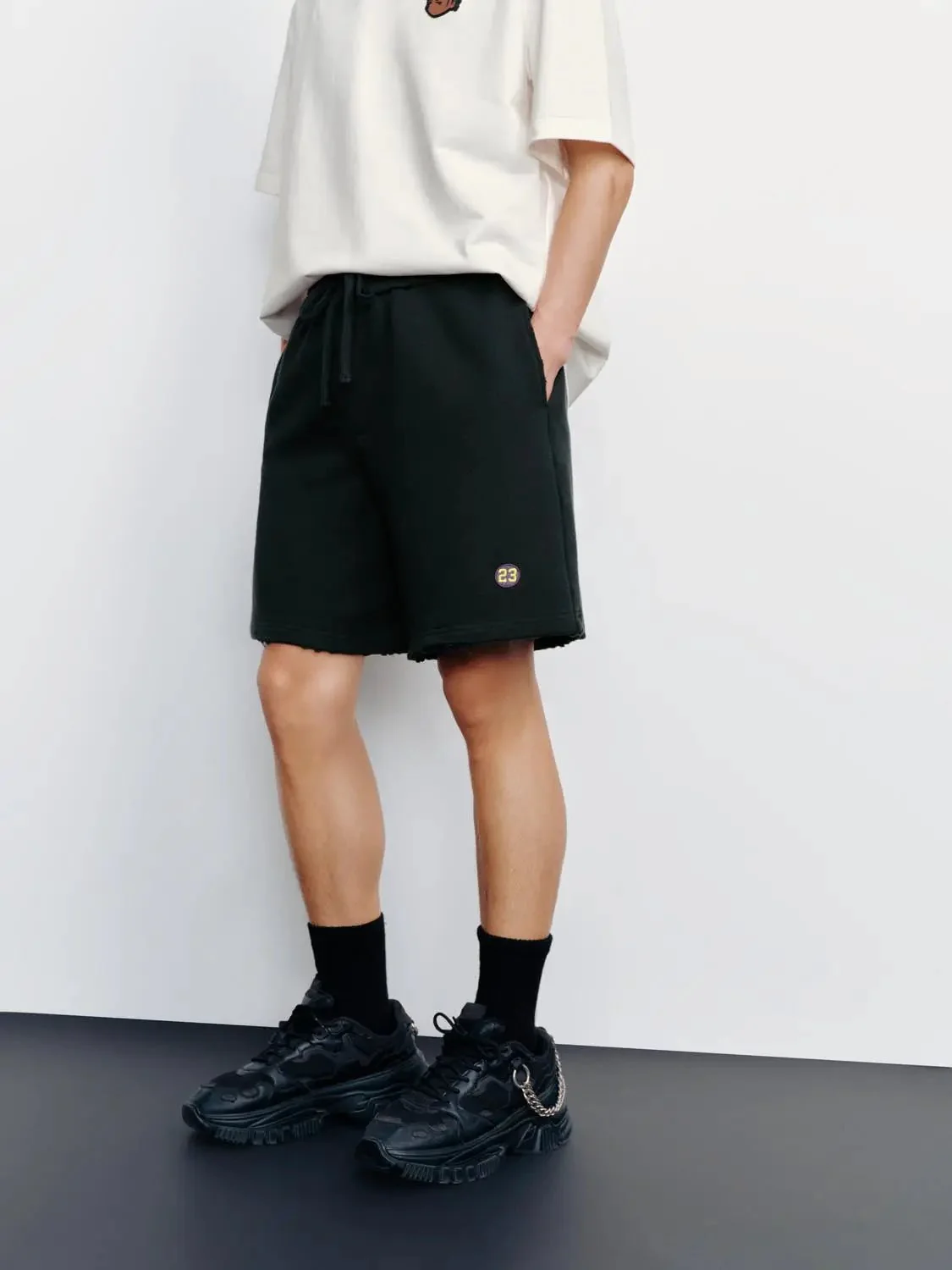 6537-thick-stretch-drawstring-pull-on-shorts-6.webp Thick Stretch Drawstring Pull On Shorts