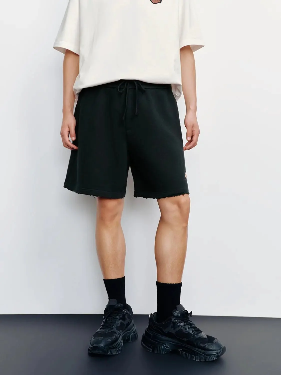 6537-thick-stretch-drawstring-pull-on-shorts-9.webp Thick Stretch Drawstring Pull On Shorts
