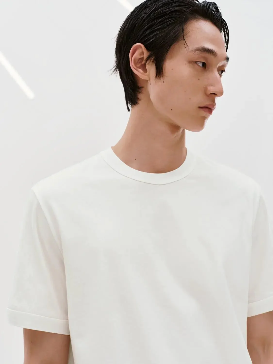 Neck Loose-Fit T-Shirts