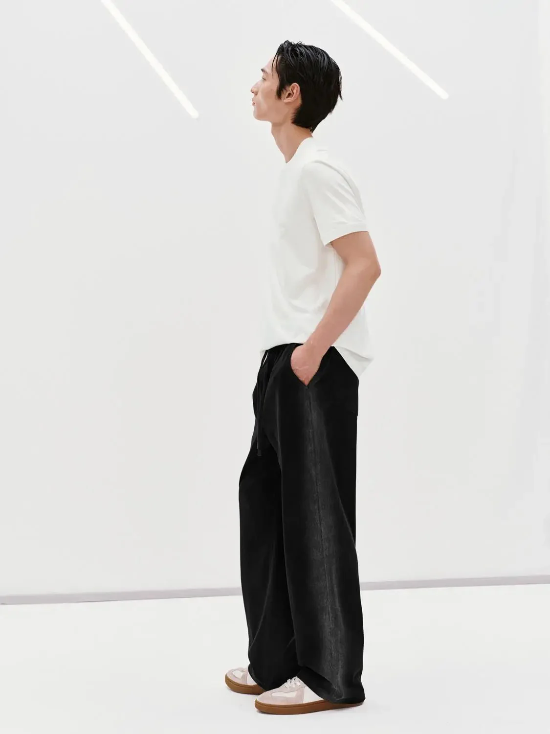Neck Loose-Fit T-Shirts