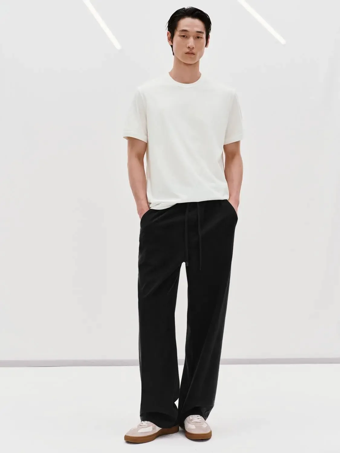 Neck Loose-Fit T-Shirts