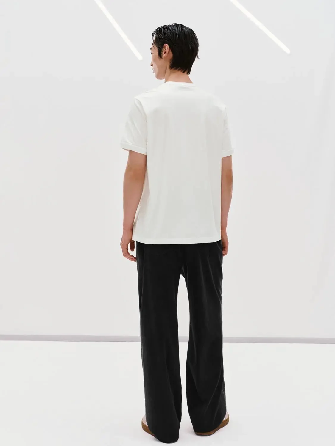 Neck Loose-Fit T-Shirts