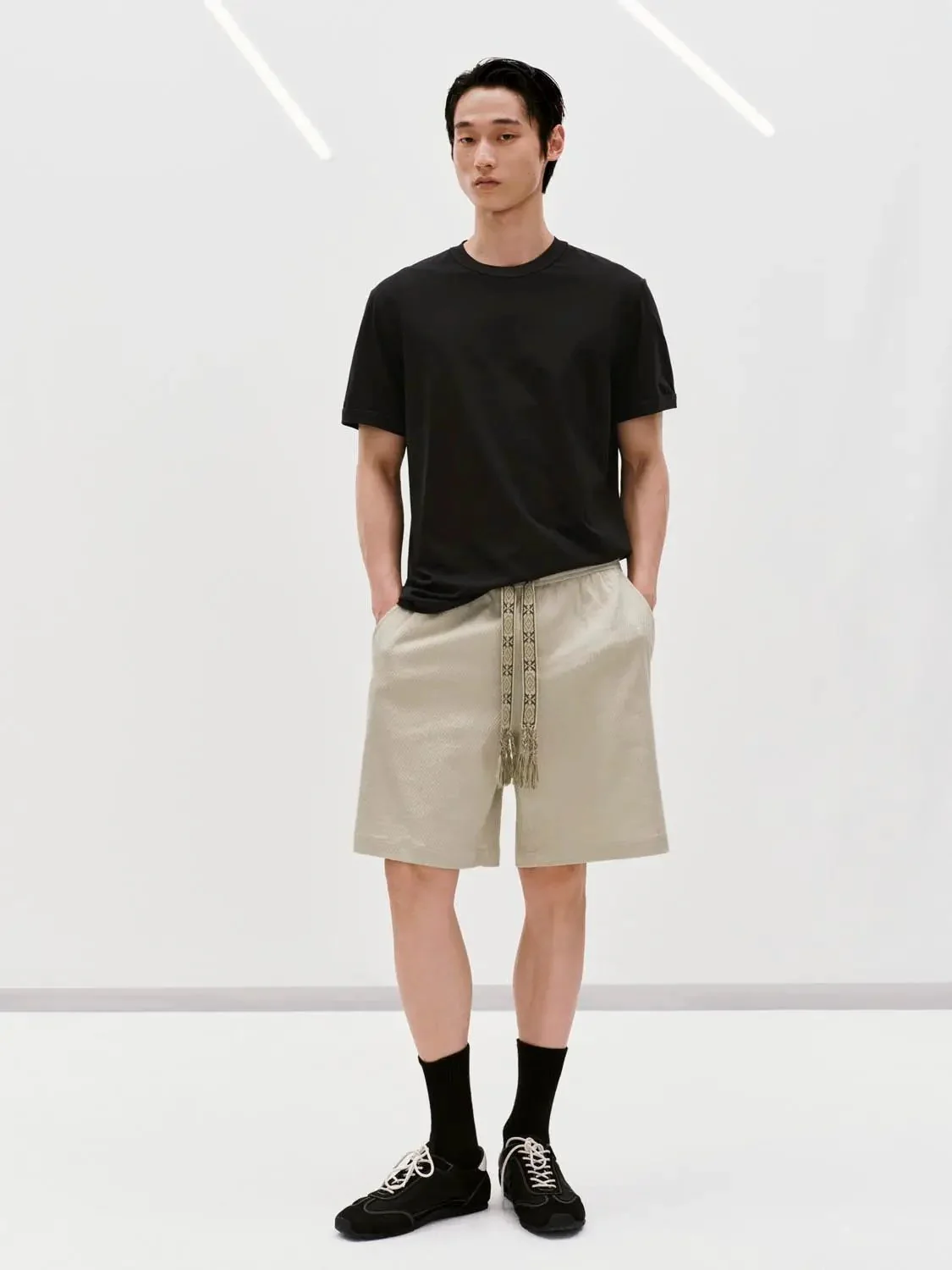 Neck Loose-Fit T-Shirts