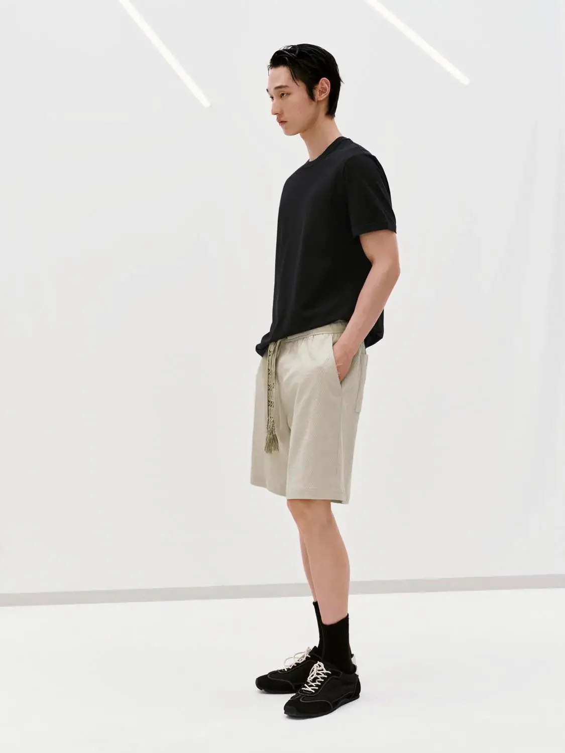 Neck Loose-Fit T-Shirts