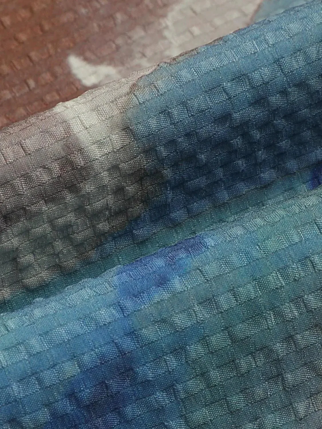 Abstract Landscape Print Short Sleeve Shirts