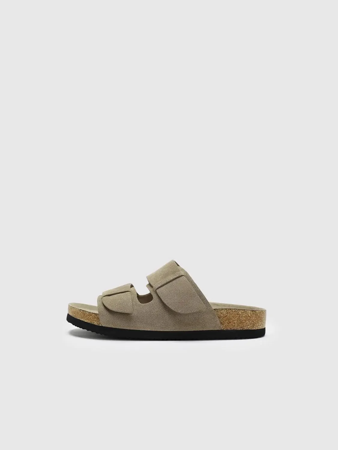 6692-two-strap-split-leather-upper-cork-footbed-sandals-slippers-2.webp Two Strap Split Leather Upper Cork Footbed Sandals Slippers