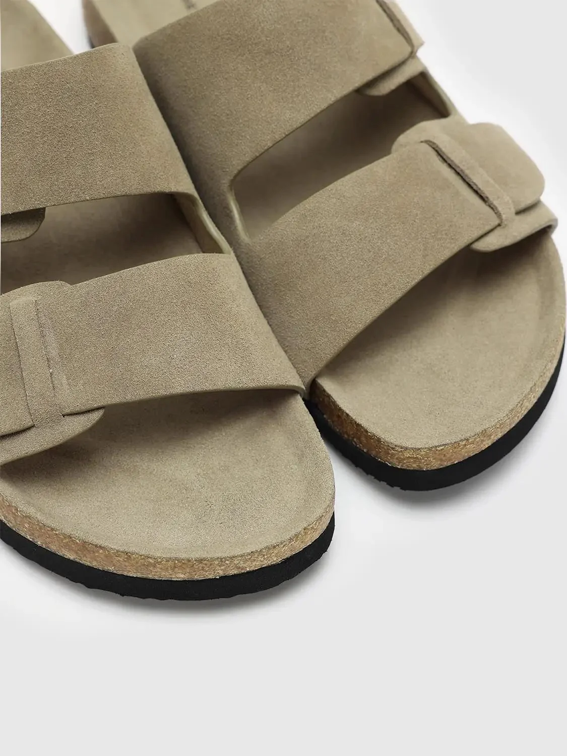 6692-two-strap-split-leather-upper-cork-footbed-sandals-slippers-5.webp Two Strap Split Leather Upper Cork Footbed Sandals Slippers
