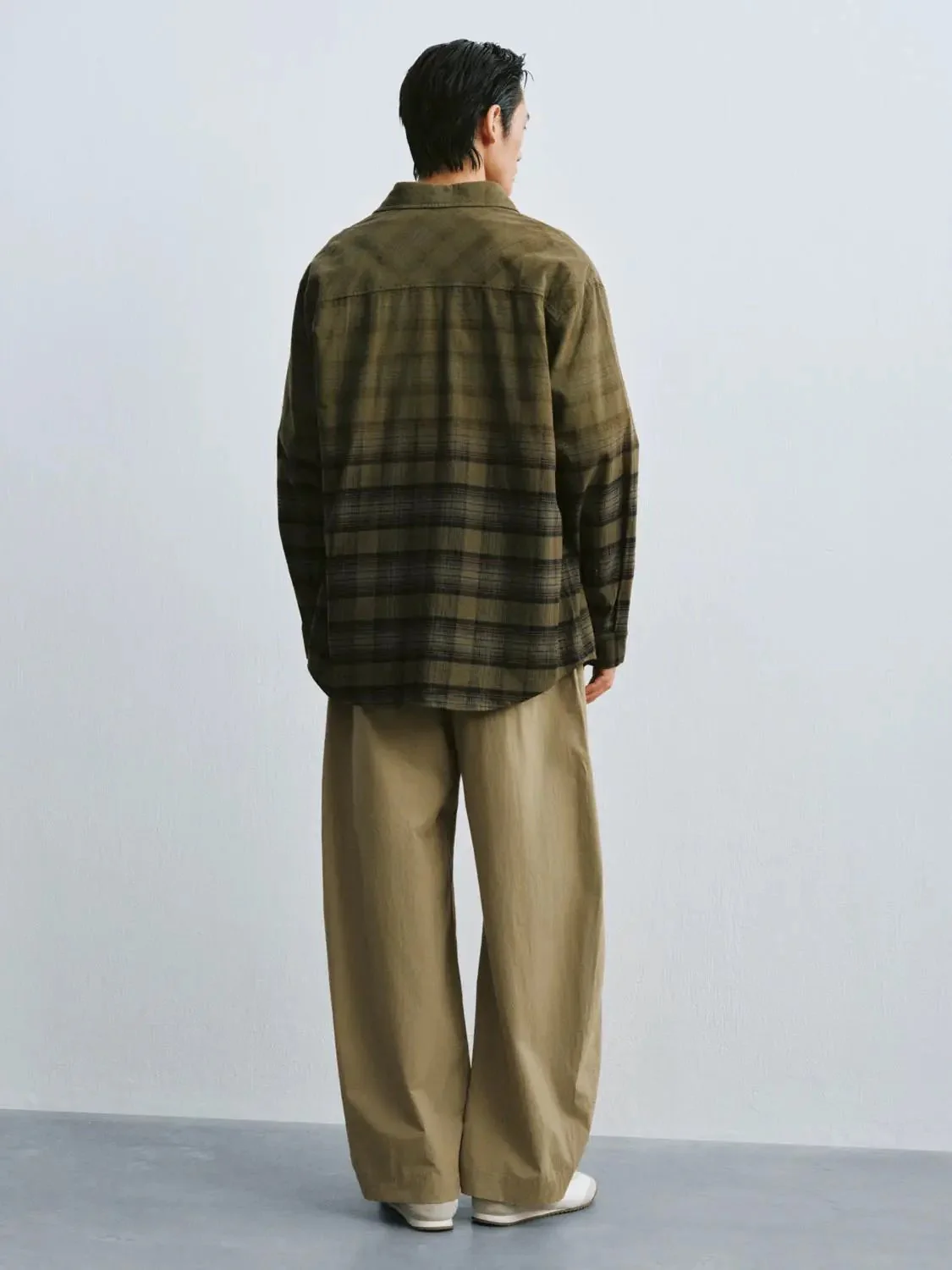Cotton Elastane Cargo Pockets Relaxed Fit Barrel Leg Pants