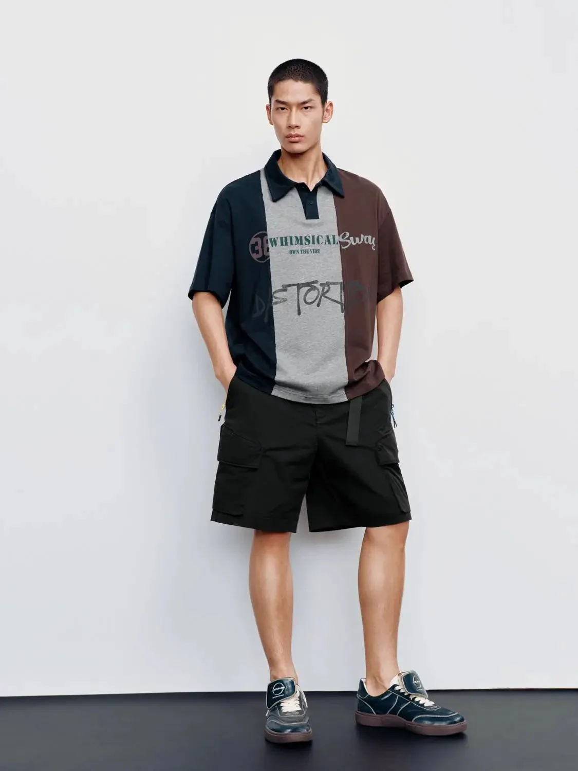 6753-cotton-color-blocked-striped-graphic-polo-shirts-5.webp Cotton Color-blocked Striped Graphic Polo Shirts