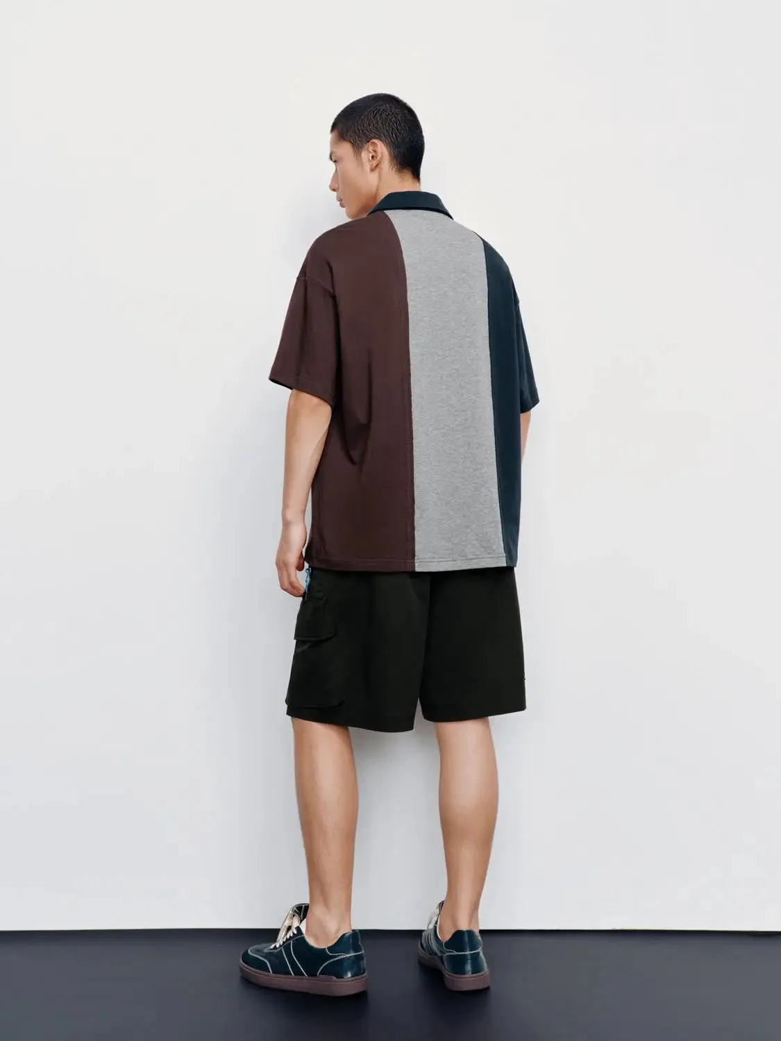 6753-cotton-color-blocked-striped-graphic-polo-shirts-6.webp Cotton Color-blocked Striped Graphic Polo Shirts
