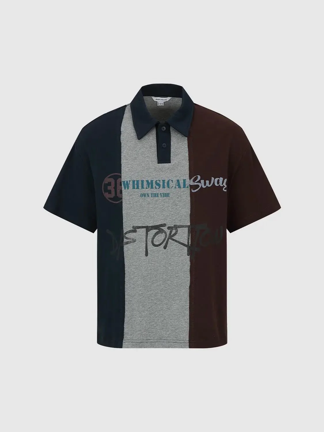 6753-cotton-color-blocked-striped-graphic-polo-shirts-7.webp Cotton Color-blocked Striped Graphic Polo Shirts