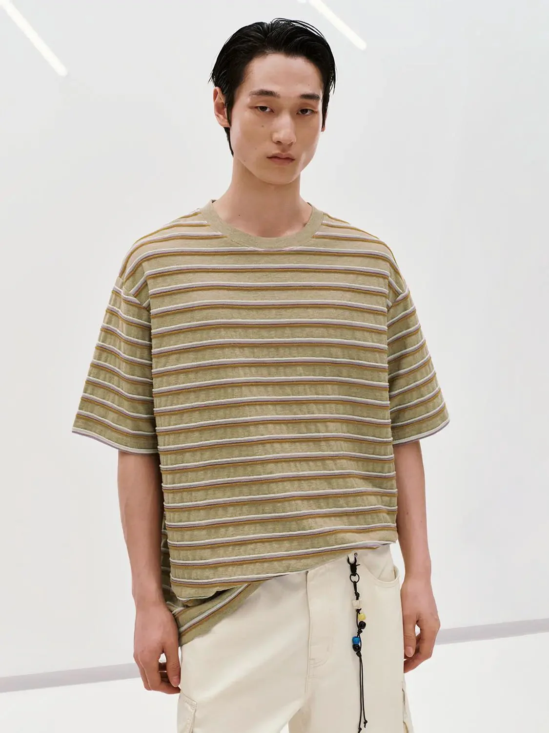 6765-textured-cotton-striped-crew-neck-t-shirts-9.webp Textured Cotton Striped Crew Neck T-Shirts